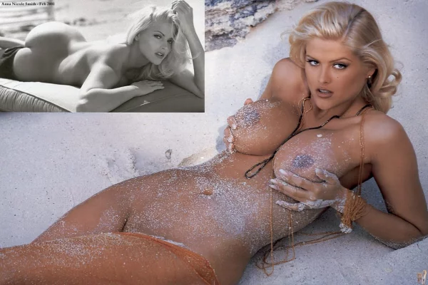 Anna Nicole Smith показывает шикарное тело