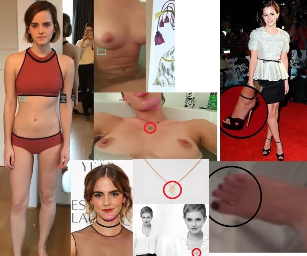 Emma Watson меряет нижнее белье